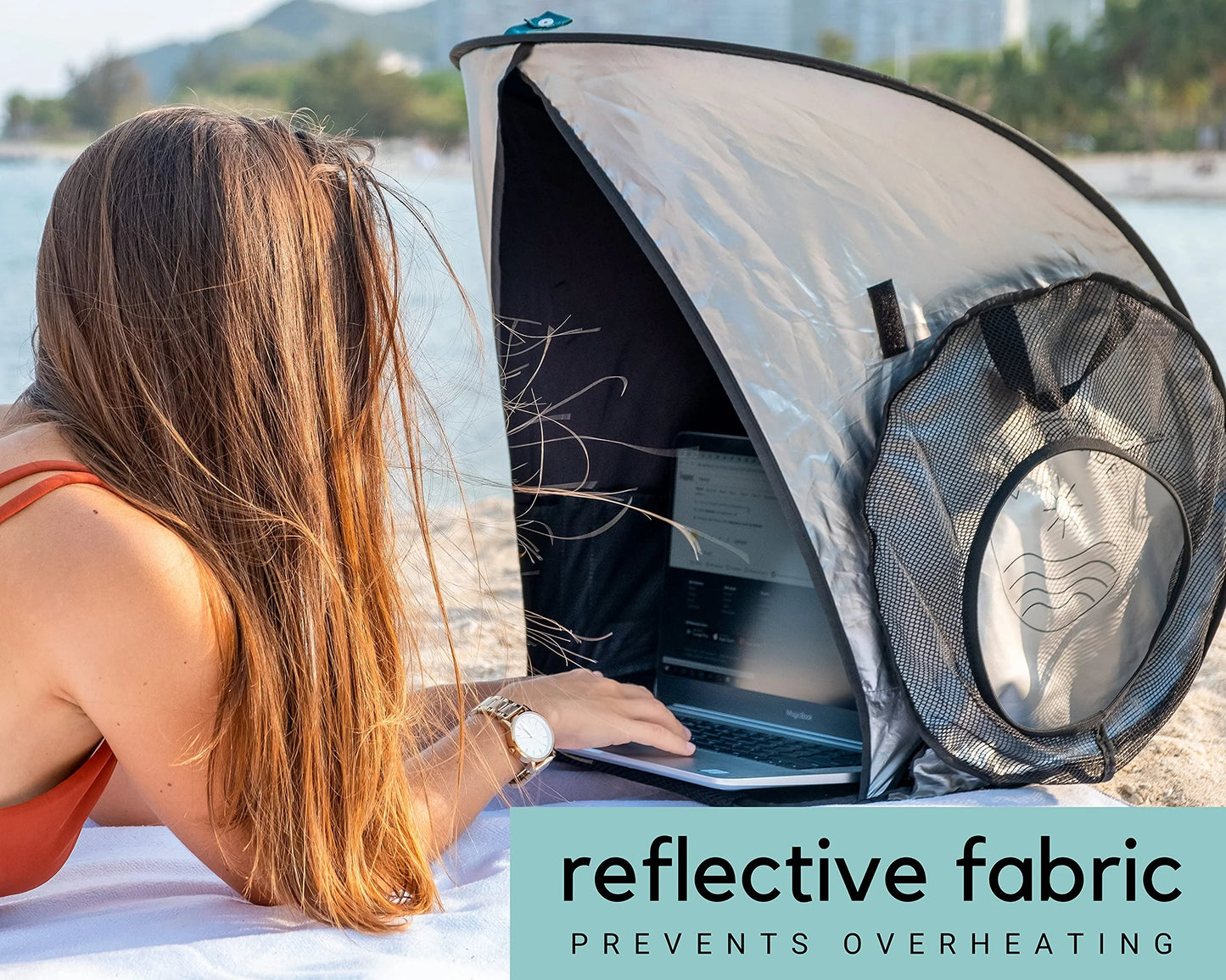 Laptop Sun Shade for Working Outside - View 6