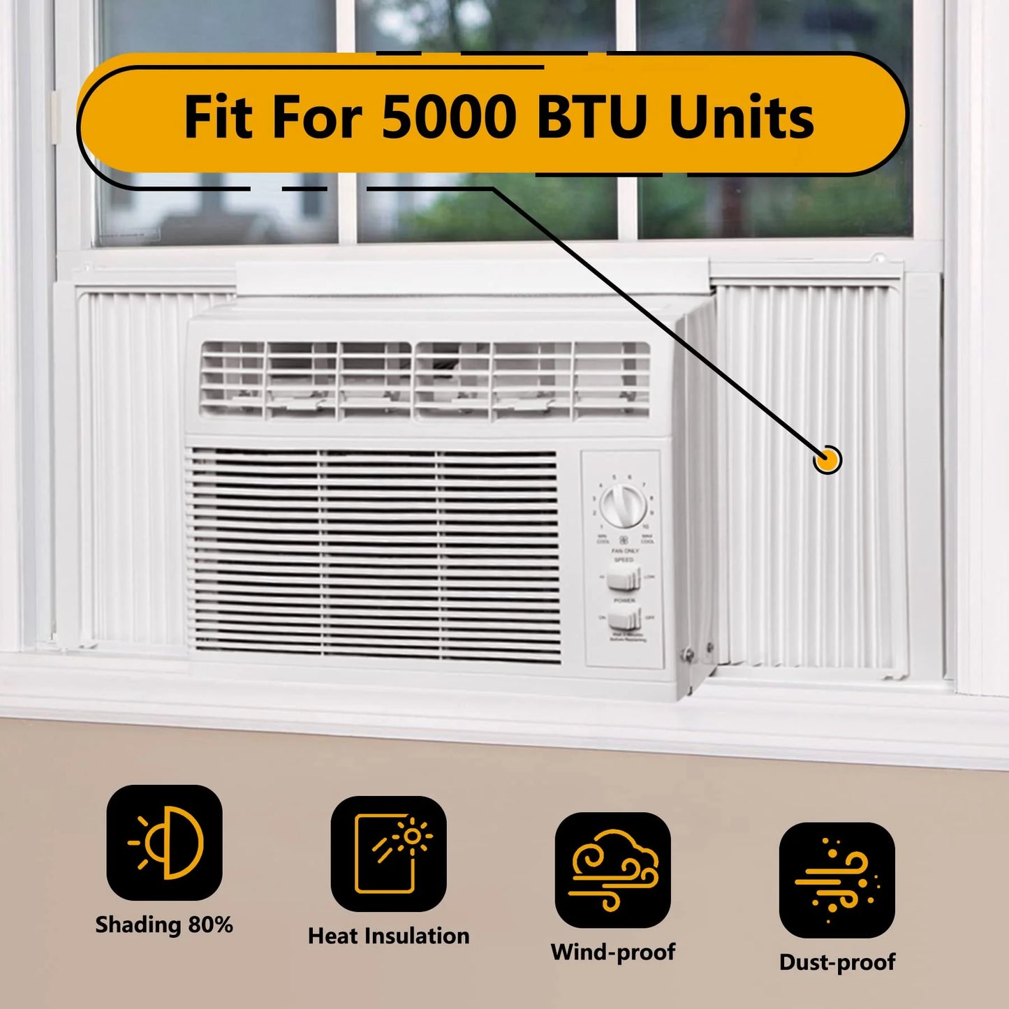 LBG Products Window Air Conditioner Side Panel and Frame Set - View 8