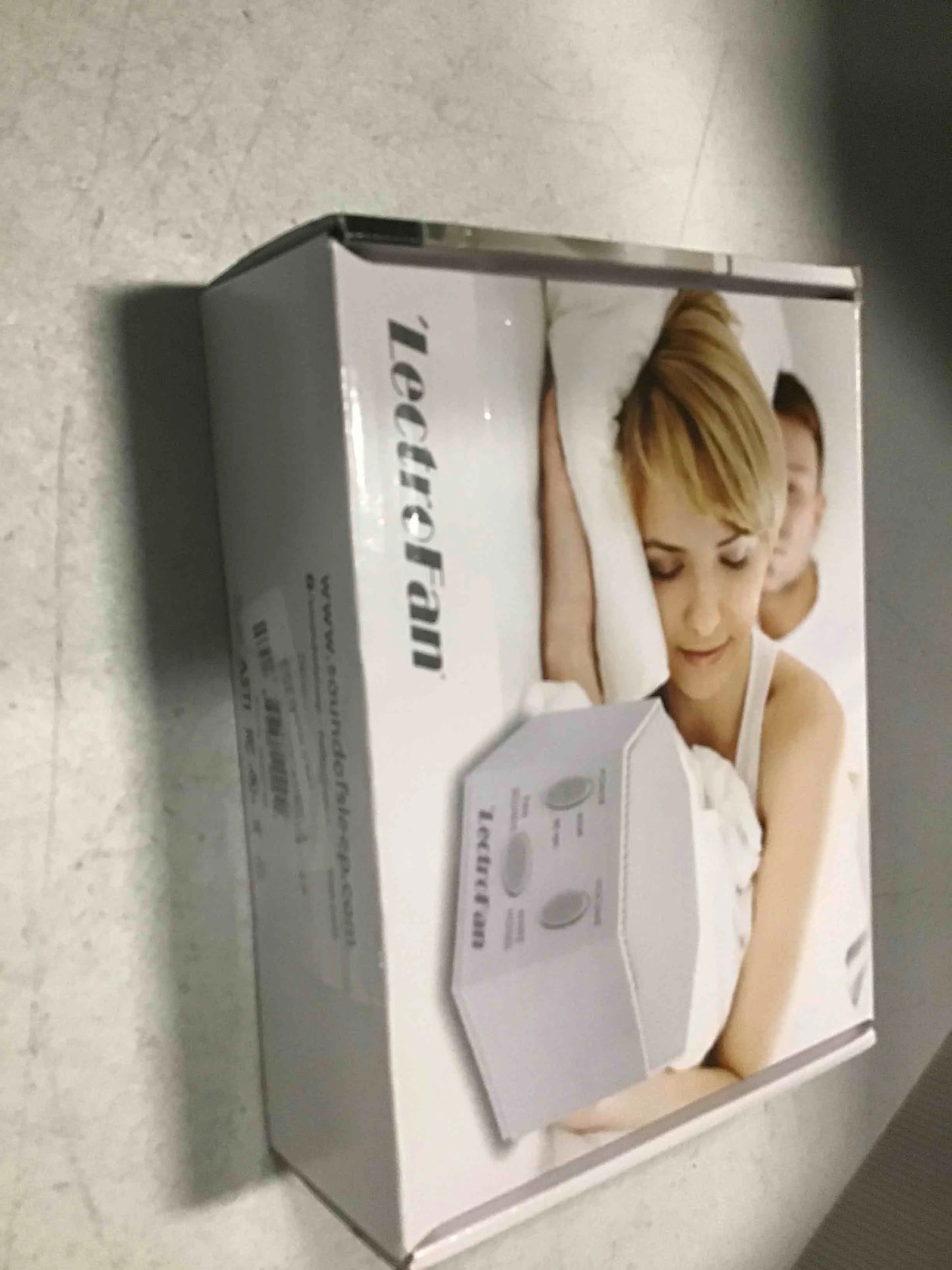 White Plastic LectroFan White Noise & Fan Sound Machine White, Good Condition condition - View 2