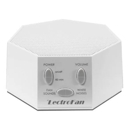 White Plastic LectroFan White Noise & Fan Sound Machine White, Good Condition condition - View 6