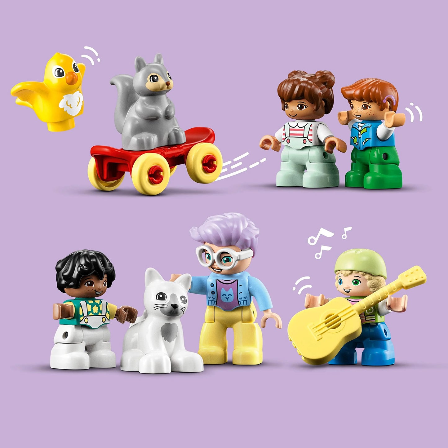 Multi-color Plastic LEGO DUPLO 3in1 Tree House 10993 Creative Building Toy for Toddlers, includes 8 Figures for Teaching Social Skills, Playing Together and Group Play, Great Birthday Gift for Kids, As Is condition - View 5
