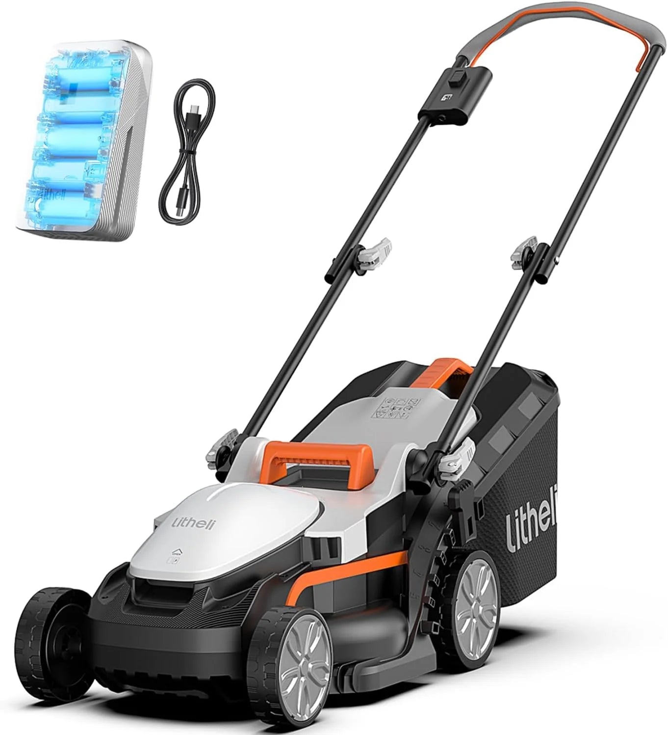 Litheli Cordless Lawn Mower 13 Inch - U20 Handy+ 20V Electric Lawn Mower - View 1