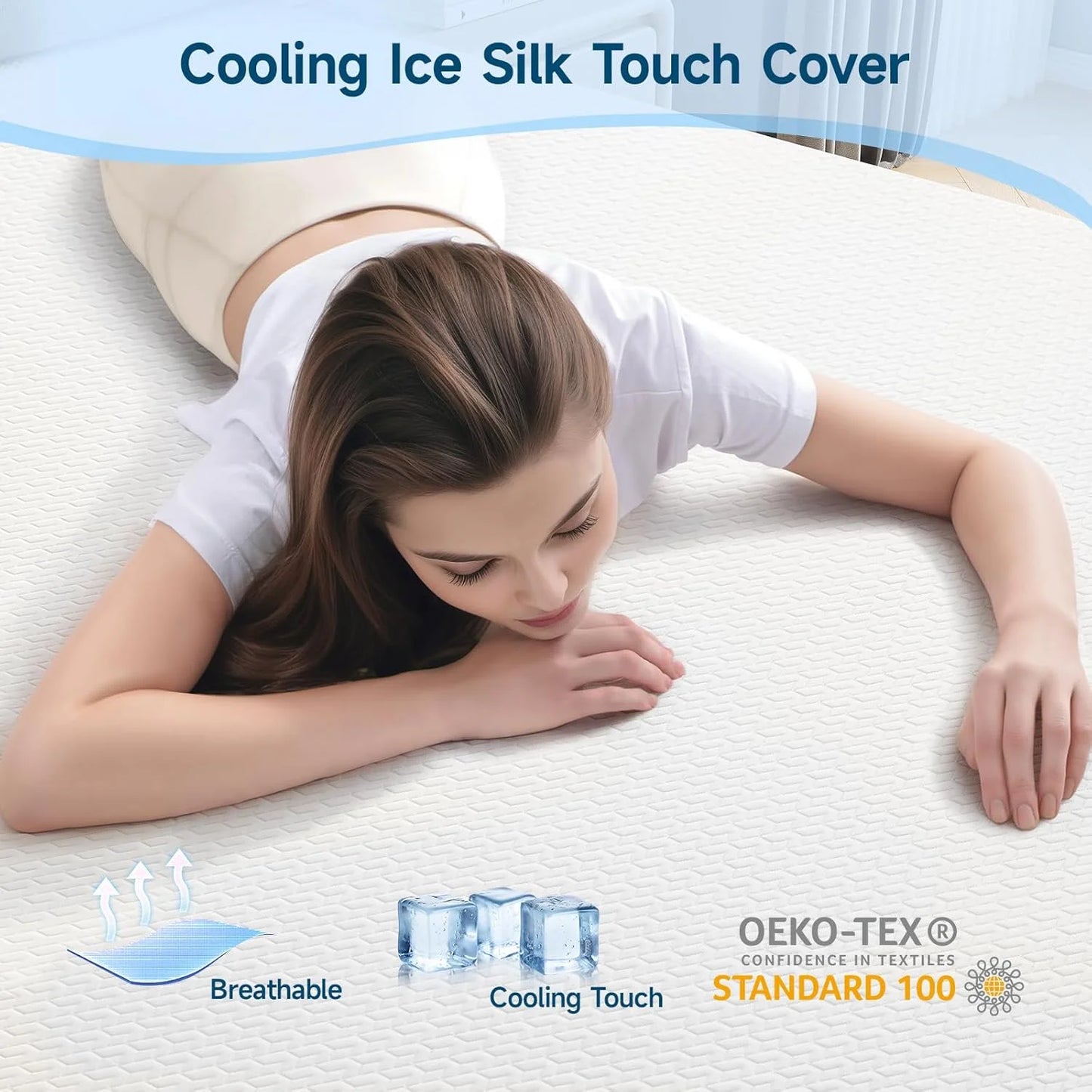 King Size 2 Inch Cooling Gel Memory Foam Mattress Topper - View 10