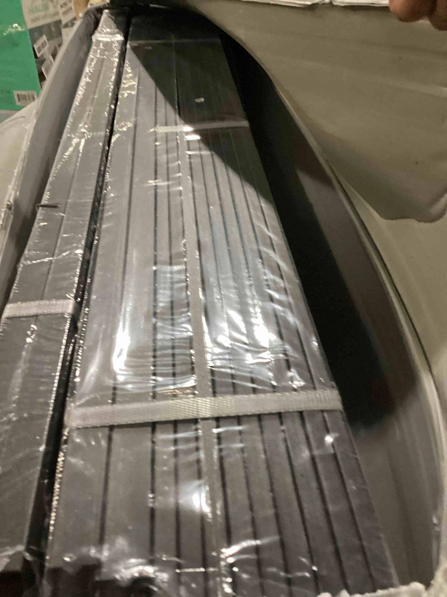 Black Metal Metal Bed Frame, King Size with Storage Space, Good Condition condition - View 2