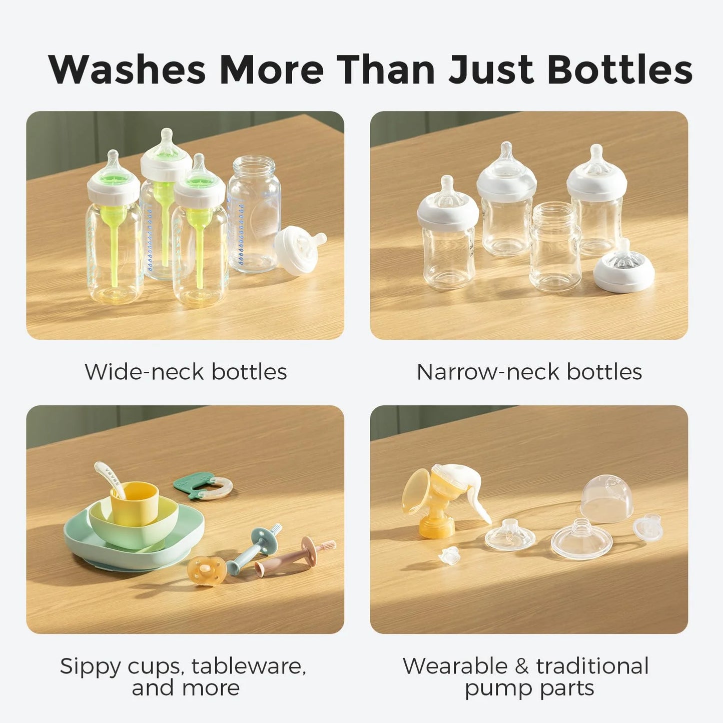 product Momcozy KleanPal Pro Baby Bottle Washer - Sterilizer & Dryer Combo for Easy Cleaning - Bottle Washer Machine for All Bottles, Pump Parts & Baby Item Care - Save Time & Effort, Good Condition condition - View 6