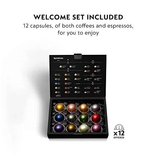 Chrome Plastic, Metal Nespresso Vertuo Next Deluxe Coffee and Espresso Machine by De'Longhi, Chrome, As Is condition - View 10