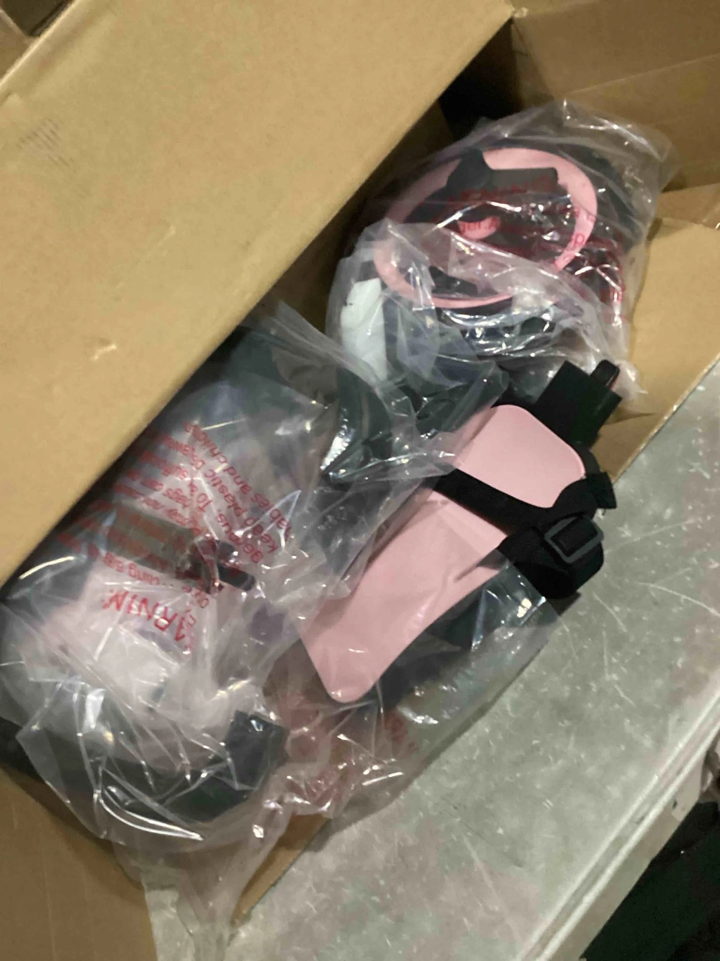 Pink newyoo Tricycle for Toddlers 1-3, Toddler Tricycle with Push Handle and Canopy, Toddler Bike, Birthday Gift and Toys for Girl and Boy, 6 in 1 Baby Trike, Balance Bike, TR009, Pink, Good Condition condition - View 3
