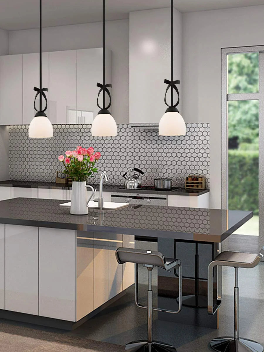 Black Metal Livex Lighting 4750-04 Brookside 1 Light Mini Pendant, Black, As Is condition - View 7