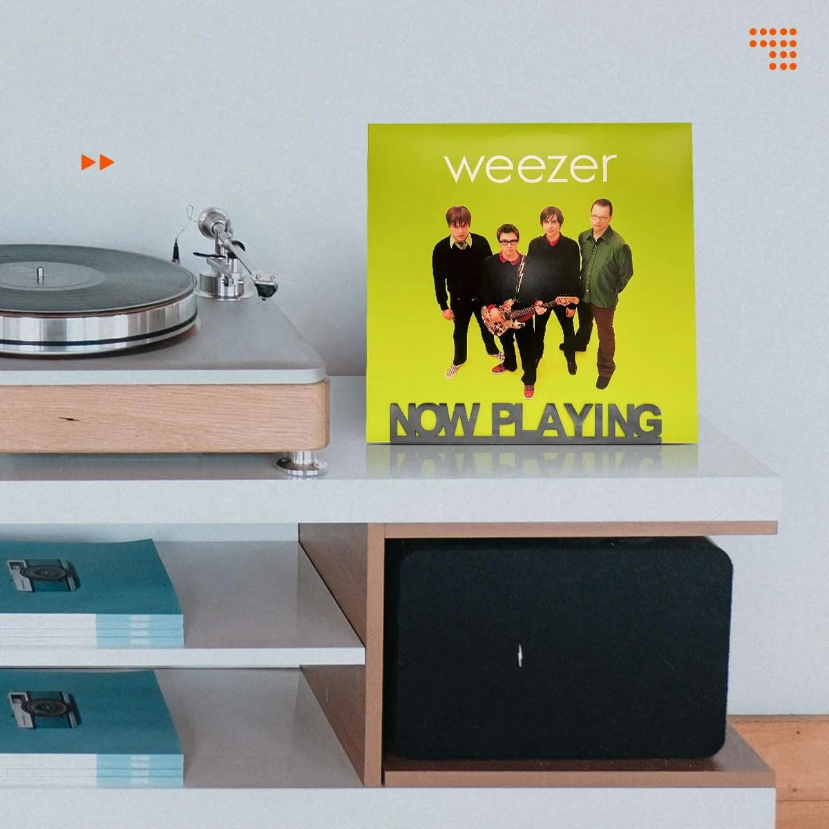 Now Playing Vinyl Record Stand - View 6