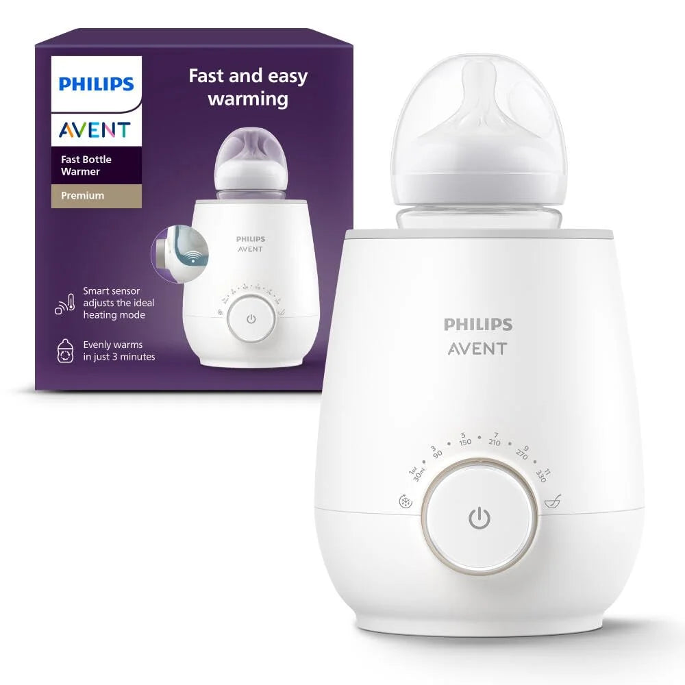 product Plastic, Metal Philips Avent Premium Fast Bottle Warmer, with Smart Temperature Control, Water Bath Technology, Automatic Shut-Off, Model SCF358, Good Condition condition - View 1