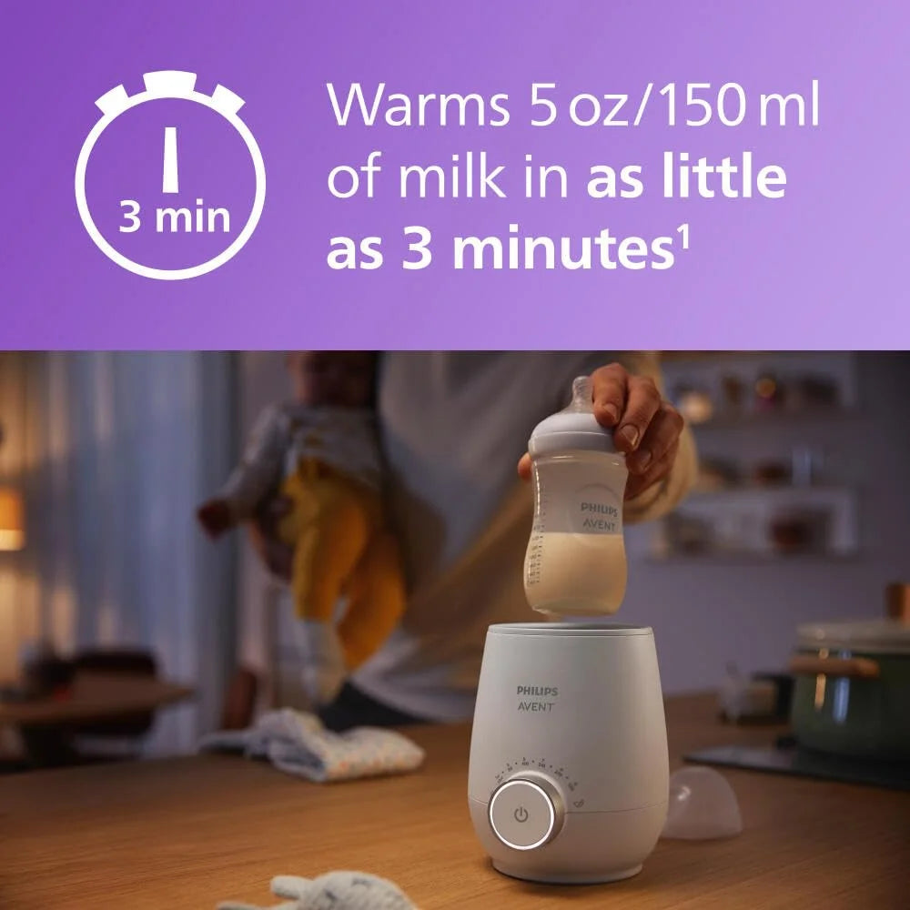 product Plastic, Metal Philips Avent Premium Fast Bottle Warmer, with Smart Temperature Control, Water Bath Technology, Automatic Shut-Off, Model SCF358, Good Condition condition - View 5