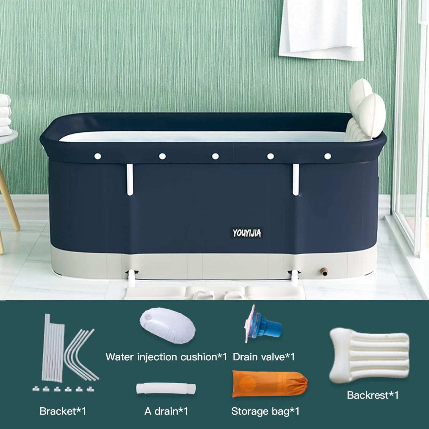 Portable Bathtub Kit for Adults - View 2