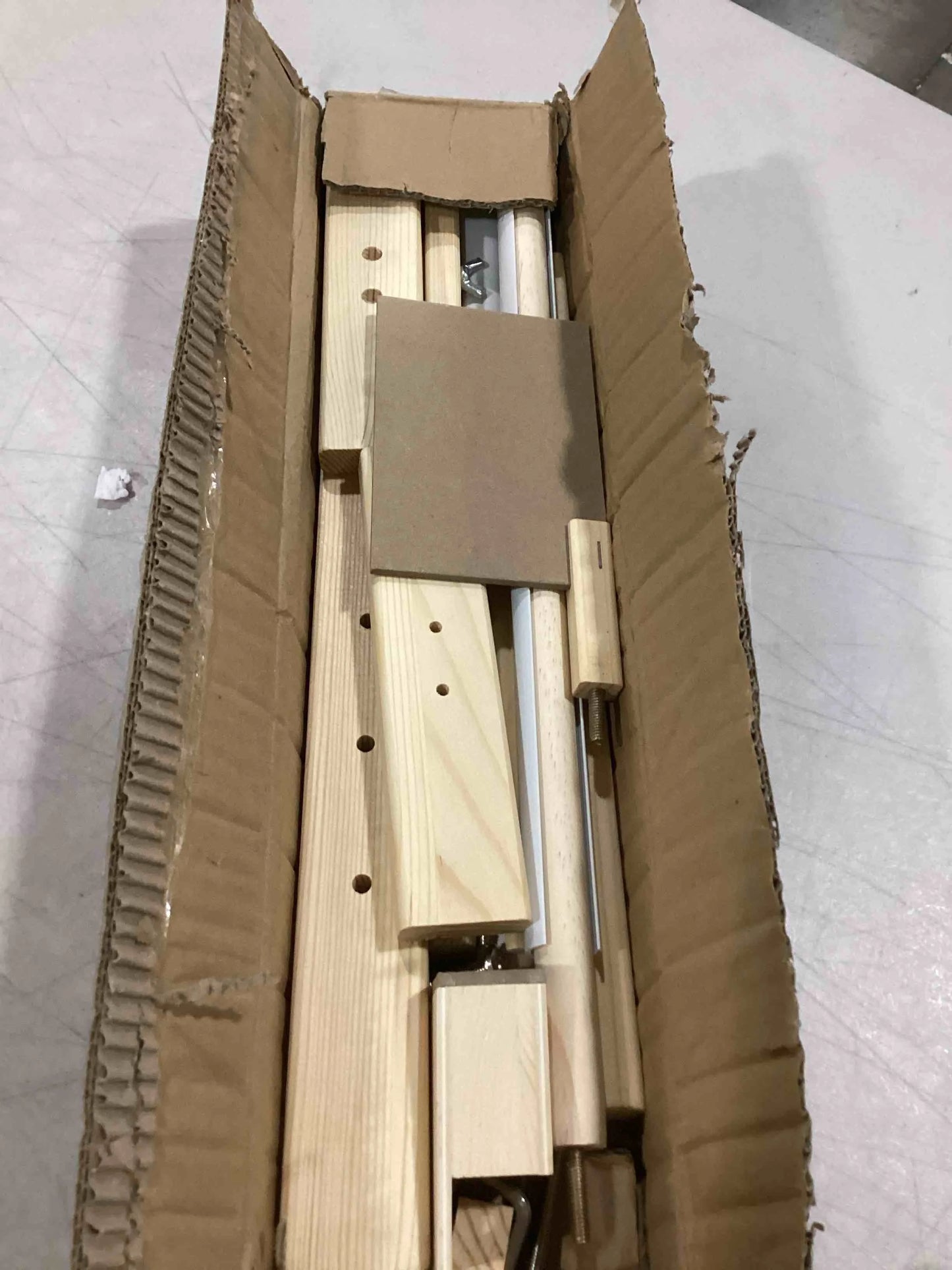 Brown Wood Precision Quilting Tools - Embroidery Frame Stand - Flexible Embroidery Hoop Stand - Wood Cross Stitch Stand with Drawing Frame & Storage - FancyWooden Craft - 7 x 20.5 x 25.4 inches (Brown), As Is condition - View 3