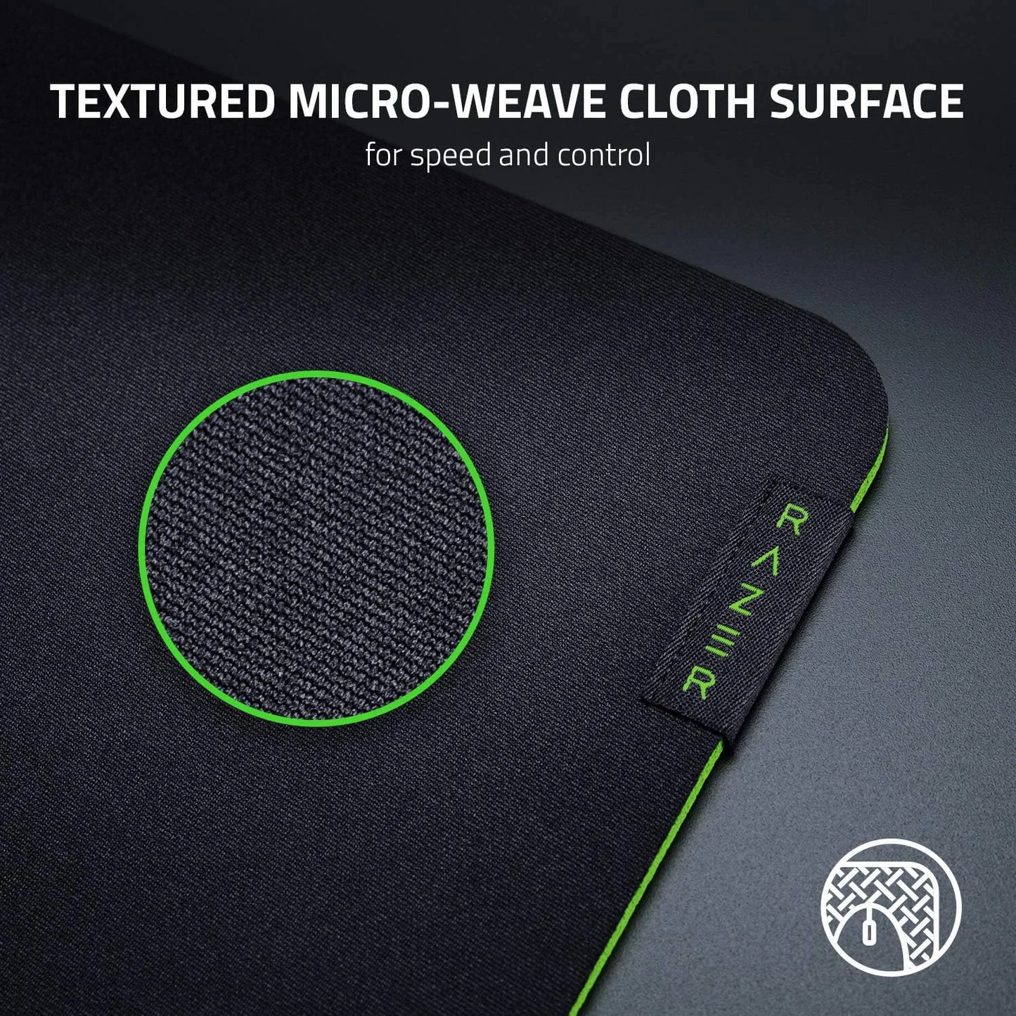 Classic Black Cloth, High-Density Foam Razer Gigantus v2 Cloth Gaming Mouse Pad (XXL): Thick, High-Density Foam - Non-Slip Base - Classic Black, As Is condition - View 5