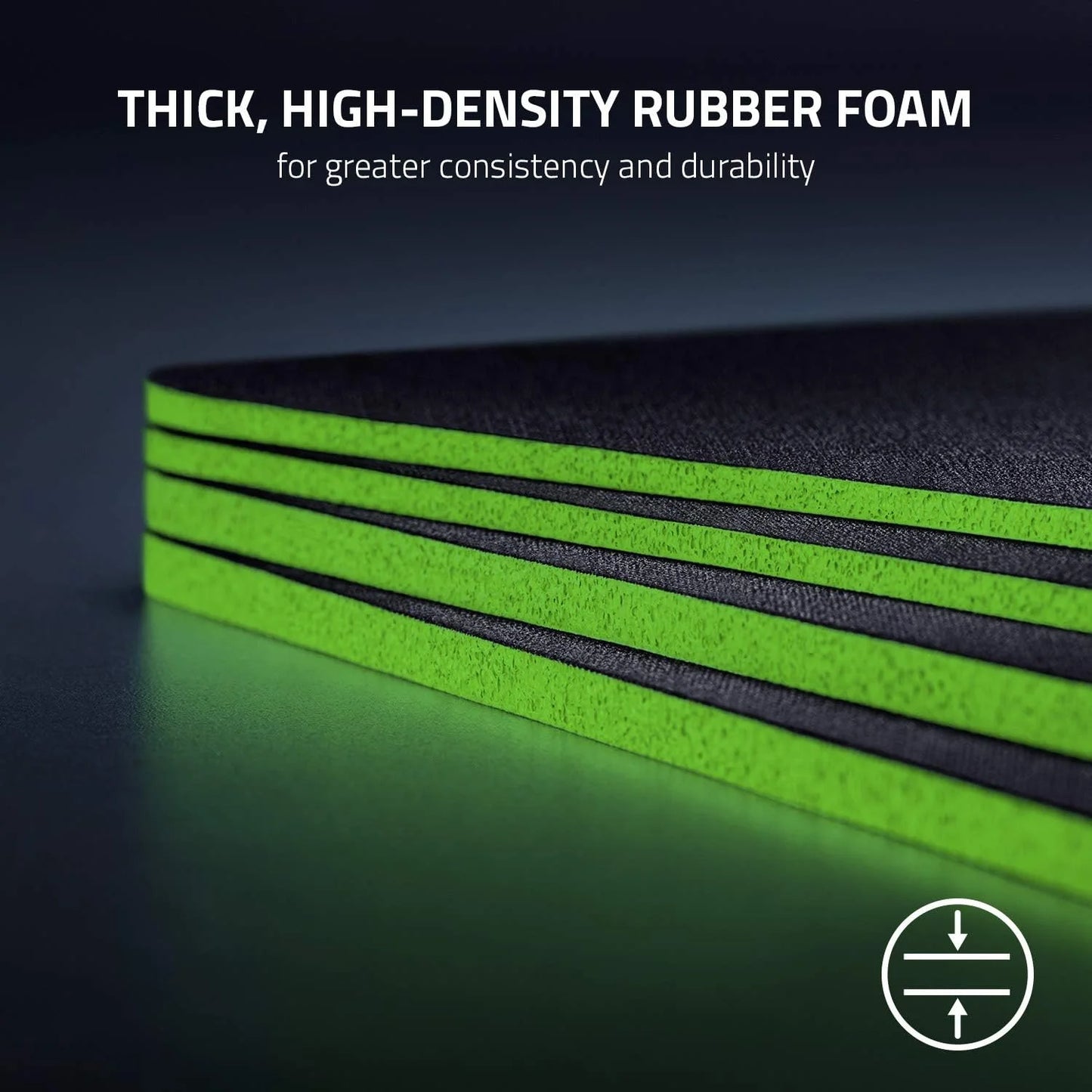 Classic Black Cloth, High-Density Foam Razer Gigantus v2 Cloth Gaming Mouse Pad (XXL): Thick, High-Density Foam - Non-Slip Base - Classic Black, As Is condition - View 6