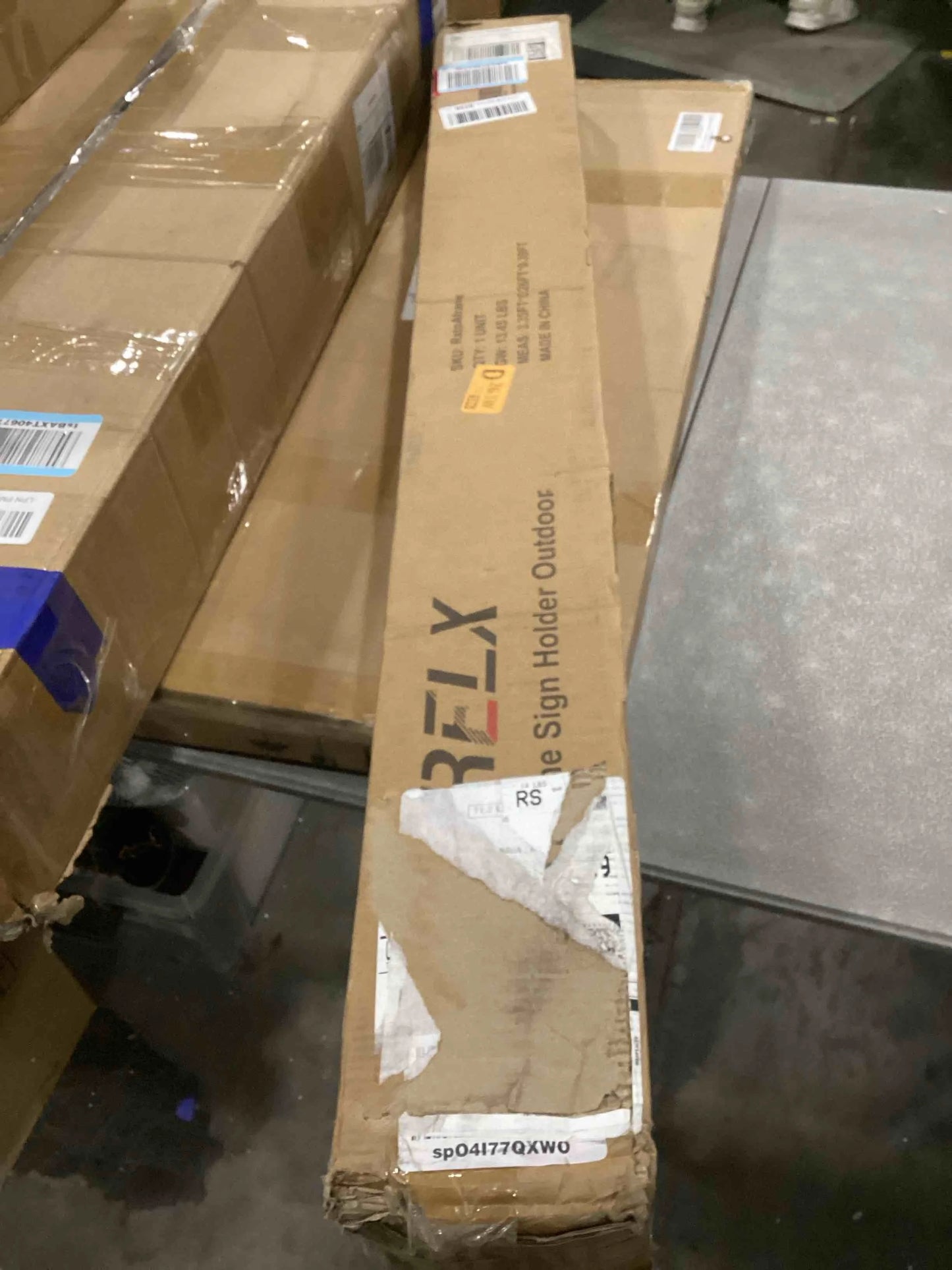 Black Metal Relx A Frame Sign Holder Outdoor Sandwich Boards Holder 24x36 inches Sidewalk Signs for Businesses Outdoor - Holder only, Good Condition condition - View 3