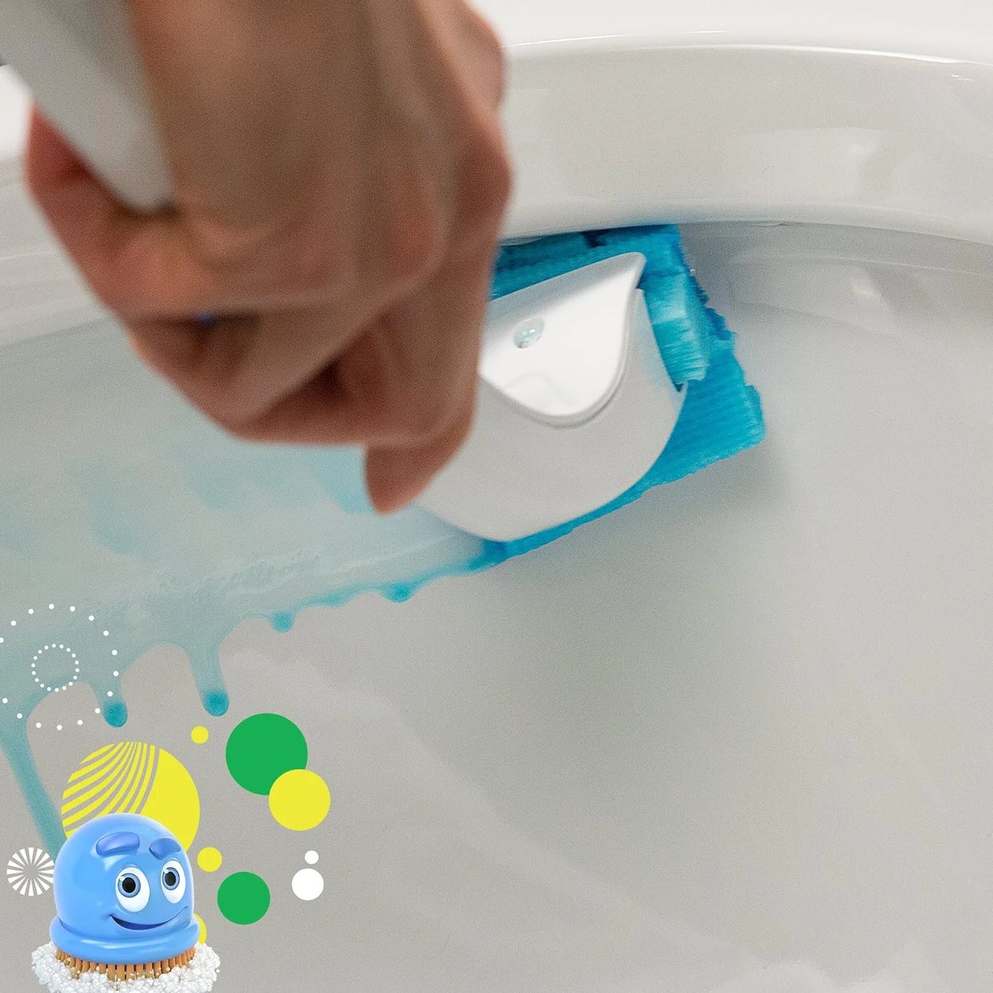 product Scrubbing Bubbles Flushable Toilet Bowl Wand Cleaner Refills, Fresh Brush Cleaner Toilet Refill Pads, Removes Limescale & Odors, Citrus Scent, 20 Count (Pack of 1) 20 Count (Pack of 1) Refill, Good Condition condition - View 9