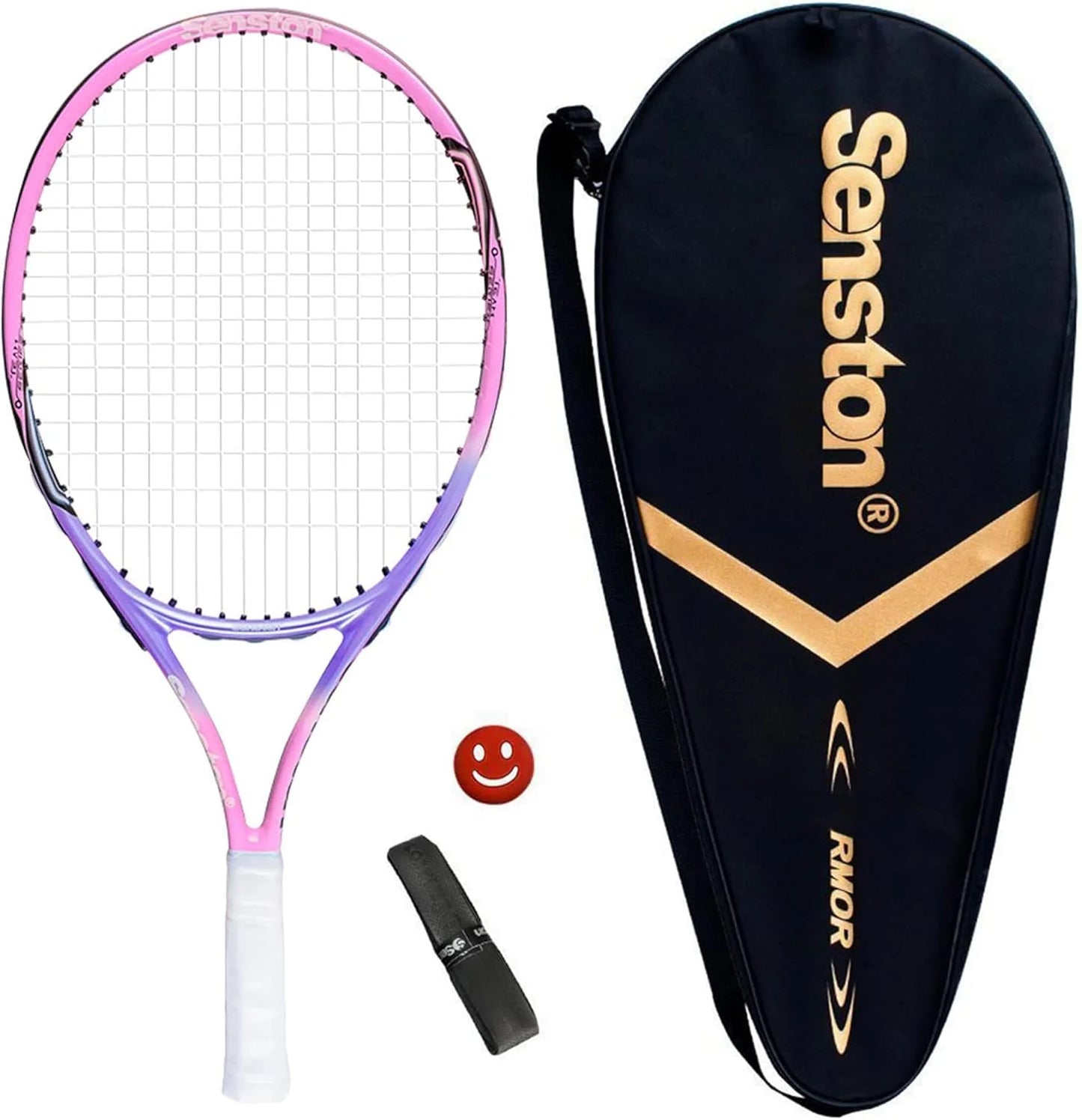 Multi-color Lightweight & Durable Senston 19" 23" 25" Kids Junior Tennis Racquet for Kids Children Boys Girls Tennis Rackets with Racket Cover, Good Condition condition - View 1