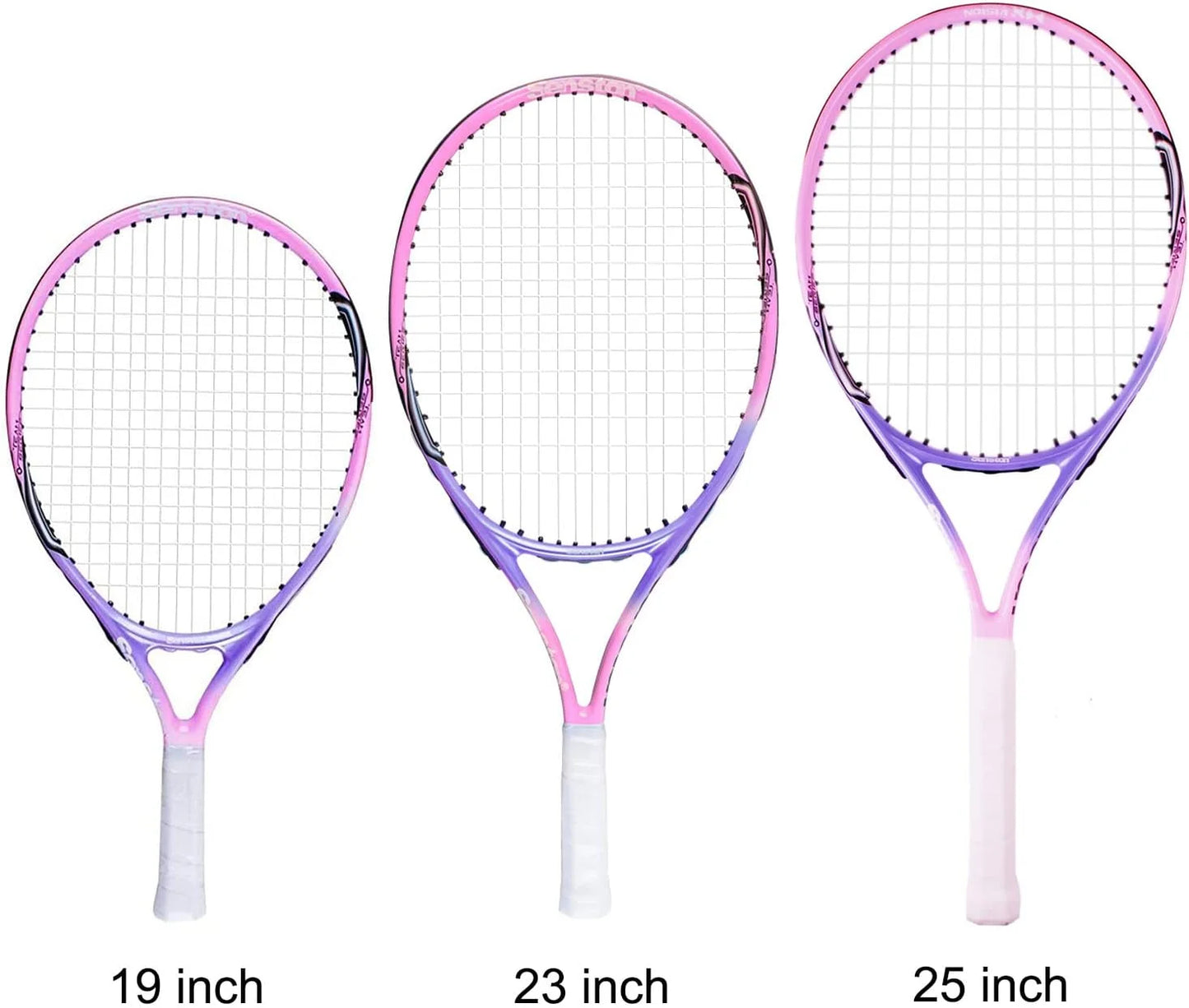 Multi-color Lightweight & Durable Senston 19" 23" 25" Kids Junior Tennis Racquet for Kids Children Boys Girls Tennis Rackets with Racket Cover, Good Condition condition - View 4