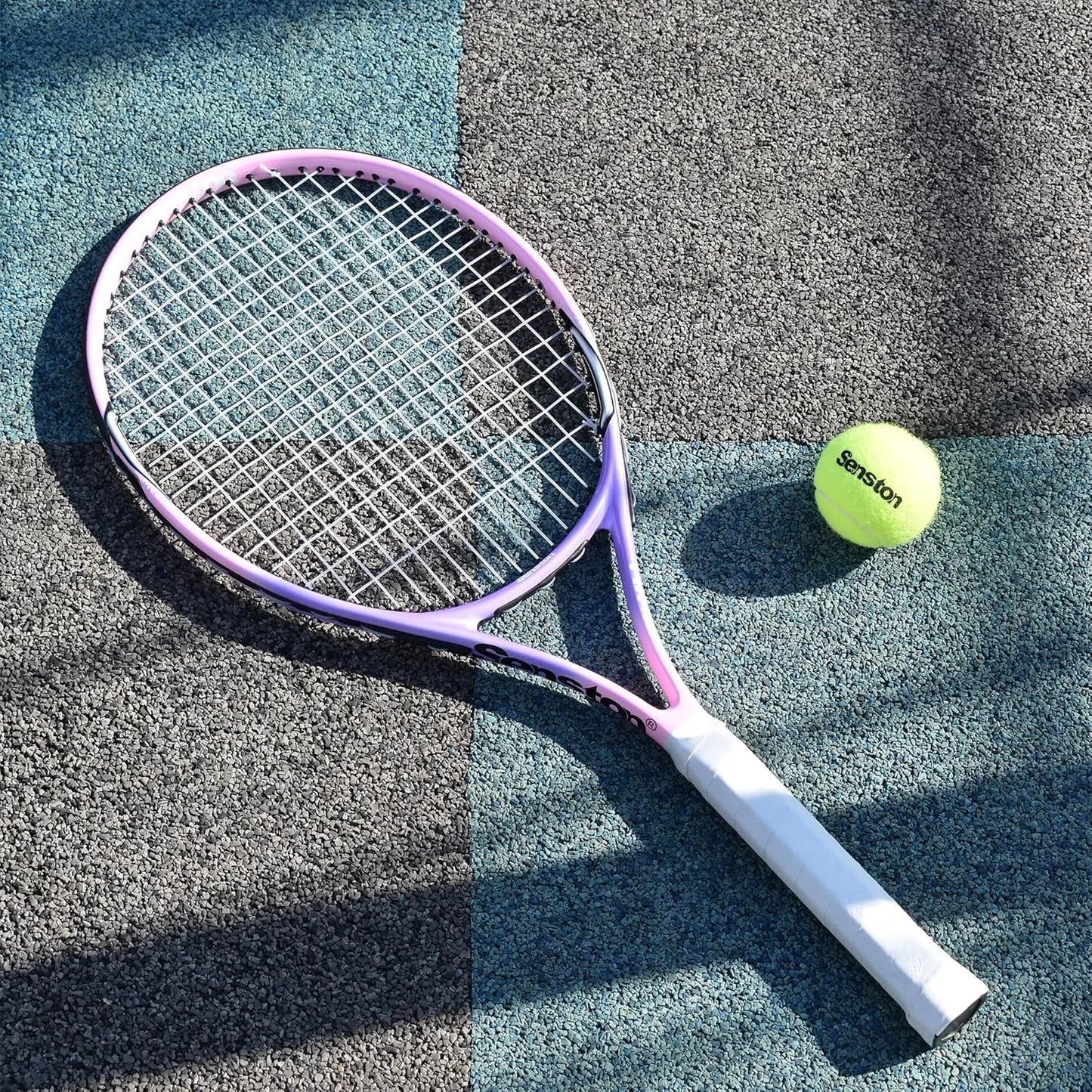 Multi-color Lightweight & Durable Senston 19" 23" 25" Kids Junior Tennis Racquet for Kids Children Boys Girls Tennis Rackets with Racket Cover, Good Condition condition - View 7