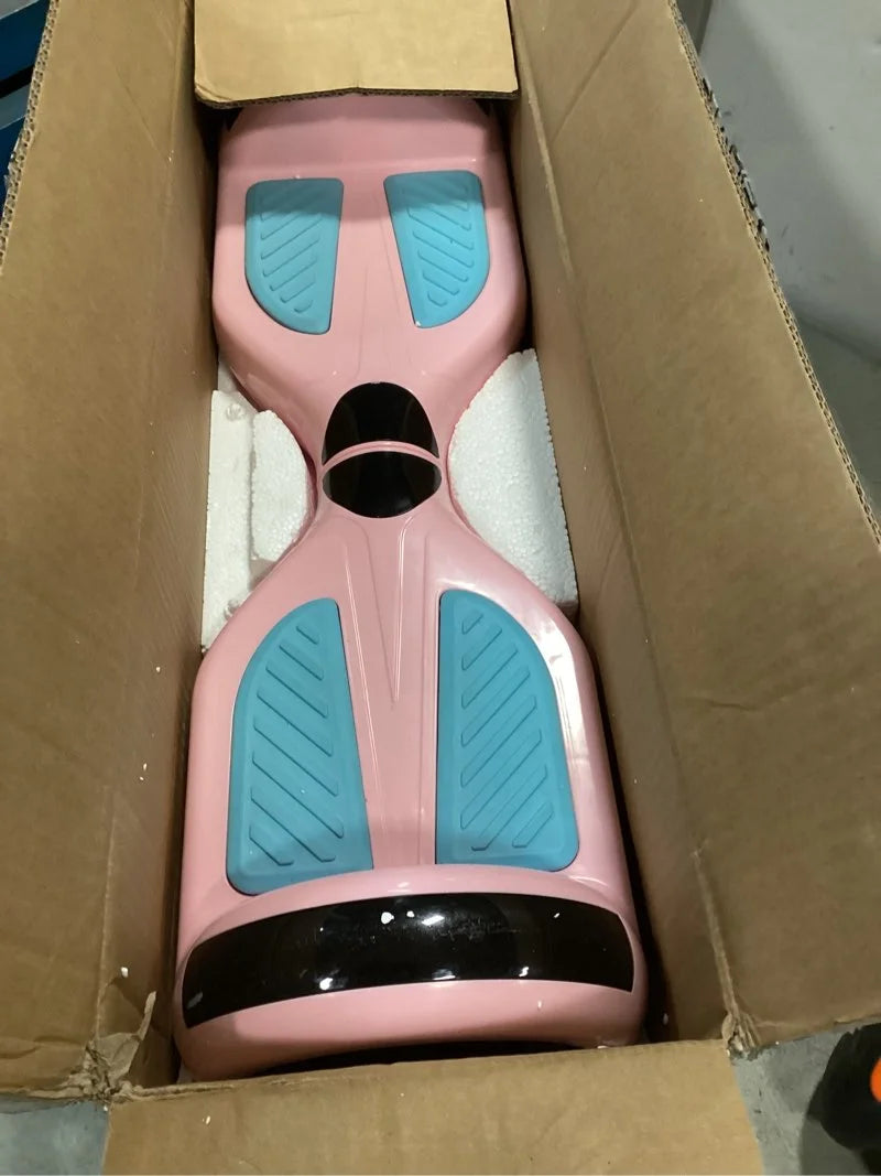Multi-color N/A SIMATE 6.5" Hoverboard with Bluetooth & LED Lights, Self Balancing Hover Boards for Kids & Adults & Girls & Boys, Perfect Gift for All Ages, As Is condition - View 2