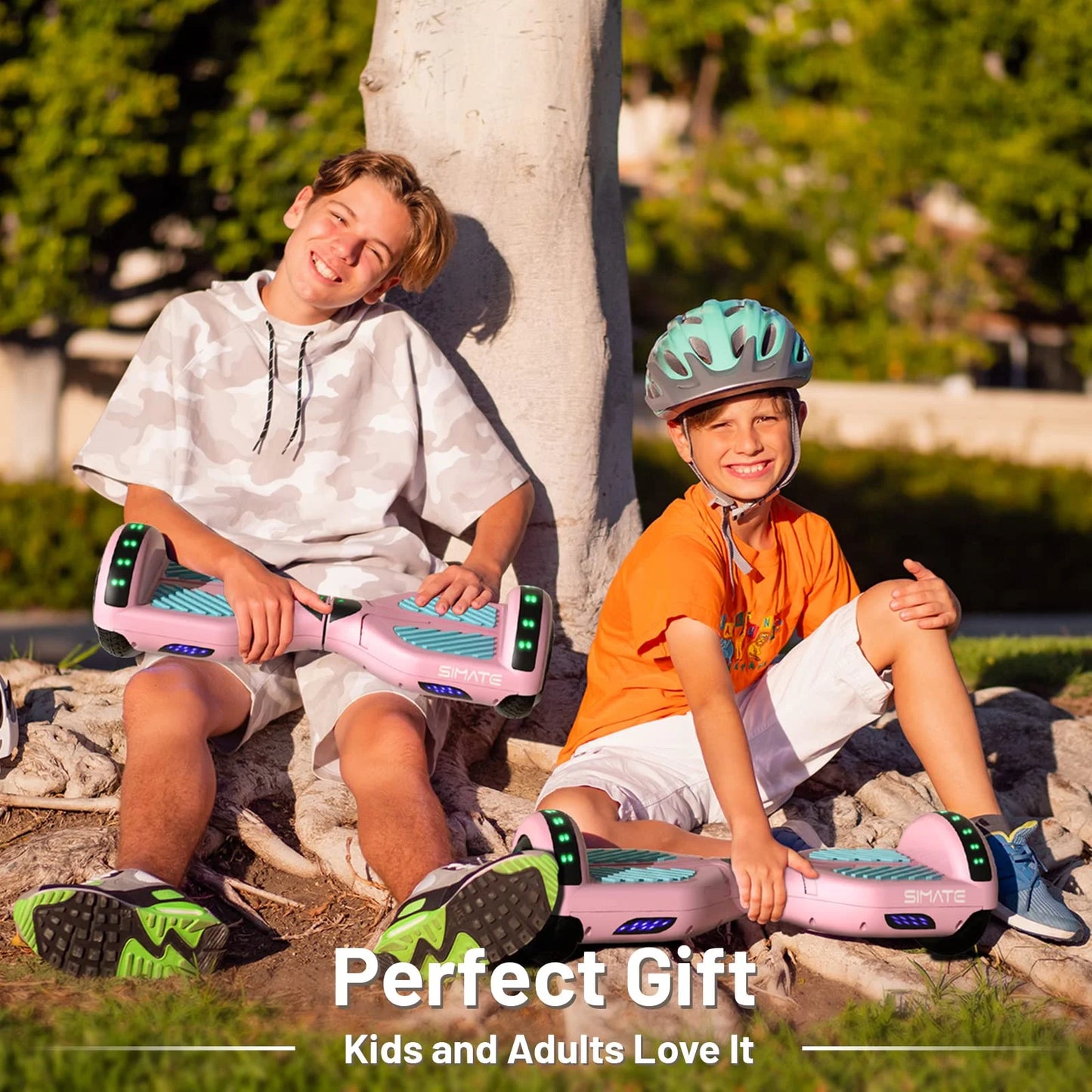Multi-color N/A SIMATE 6.5" Hoverboard with Bluetooth & LED Lights, Self Balancing Hover Boards for Kids & Adults & Girls & Boys, Perfect Gift for All Ages, As Is condition - View 8