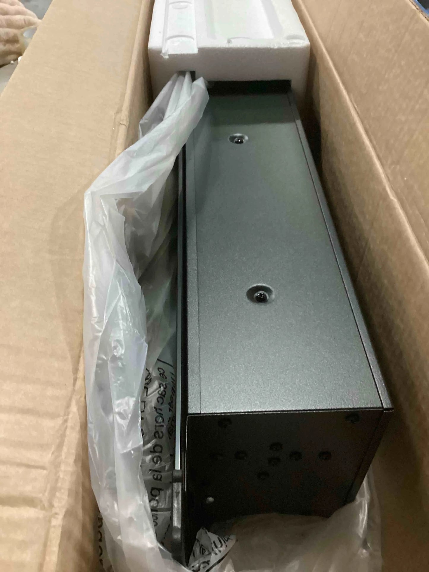 product 2 Tier Fireplace TV Stand For Black TV Stand Box 1 Of 2, Good Condition condition - View 4
