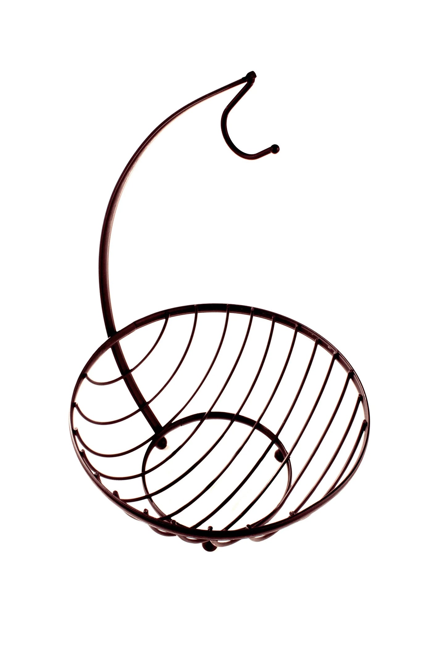 Spectrum Ashley Tree Hanger Basket, Produce Saver Banana Holder & Open Wire Fruit Bowl - Bronze - View 6