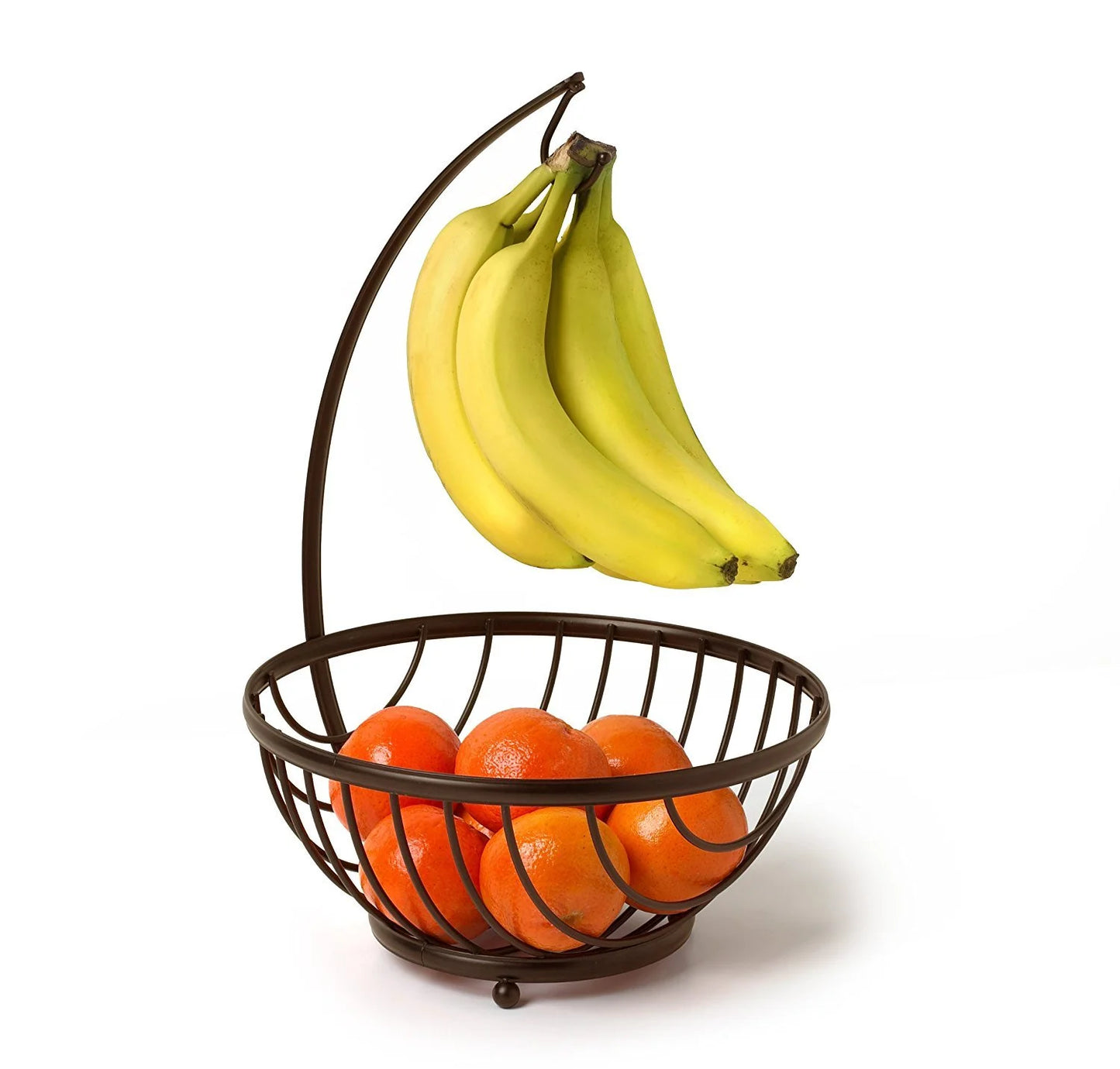 Spectrum Ashley Tree Hanger Basket, Produce Saver Banana Holder & Open Wire Fruit Bowl - Bronze - View 7