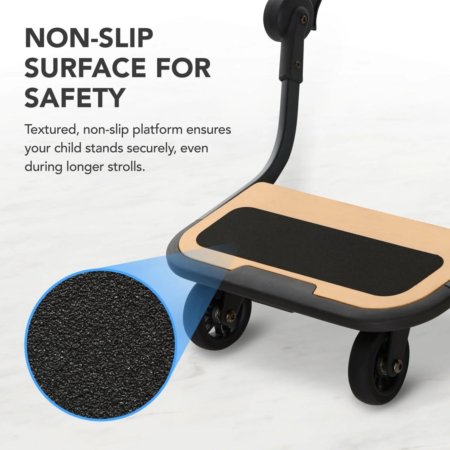 product Stroller Board Compatible with Uppababy Vista,(2015-2019), Vista V2 and Vista V3 Strollers – Stroller Rider Board for Children to Ride Along – 55lbs Capacity – Durable, Non-Skid Surface, Good Condition condition - View 7