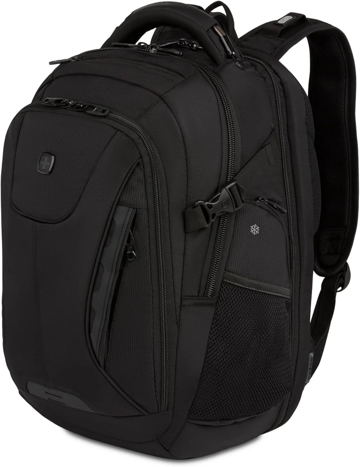 Black Stealth Durable materials SwissGear ScanSmart Laptop Bag, Black Stealth, Fits 15-Inch Notebook, Brand New condition - View 1