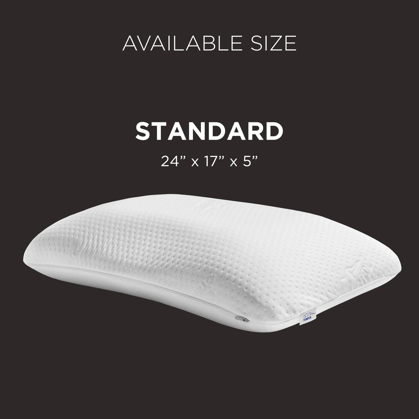 Tempur-Pedic Memory Foam Symphony Pillow Luxury Soft Feel, Standard, White - View 9