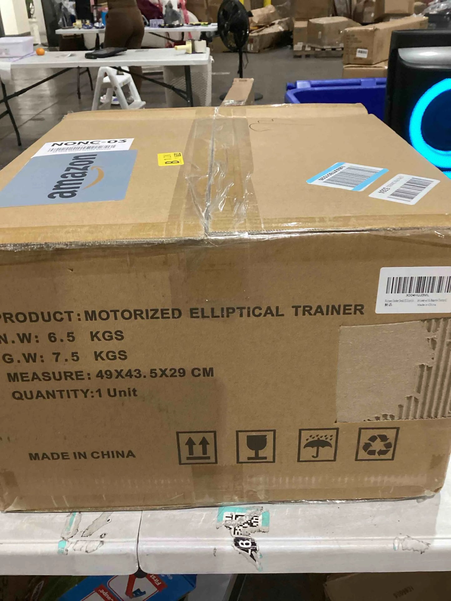 product Under Desk Elliptical Machine, Electric Ellipse Leg Exerciser as Seen on TV for Seniors with 12 Adjustable, Quiet Portable Elliptical Machine, Seated Pedal Exerciser with Remote Control, Good Condition condition - View 2