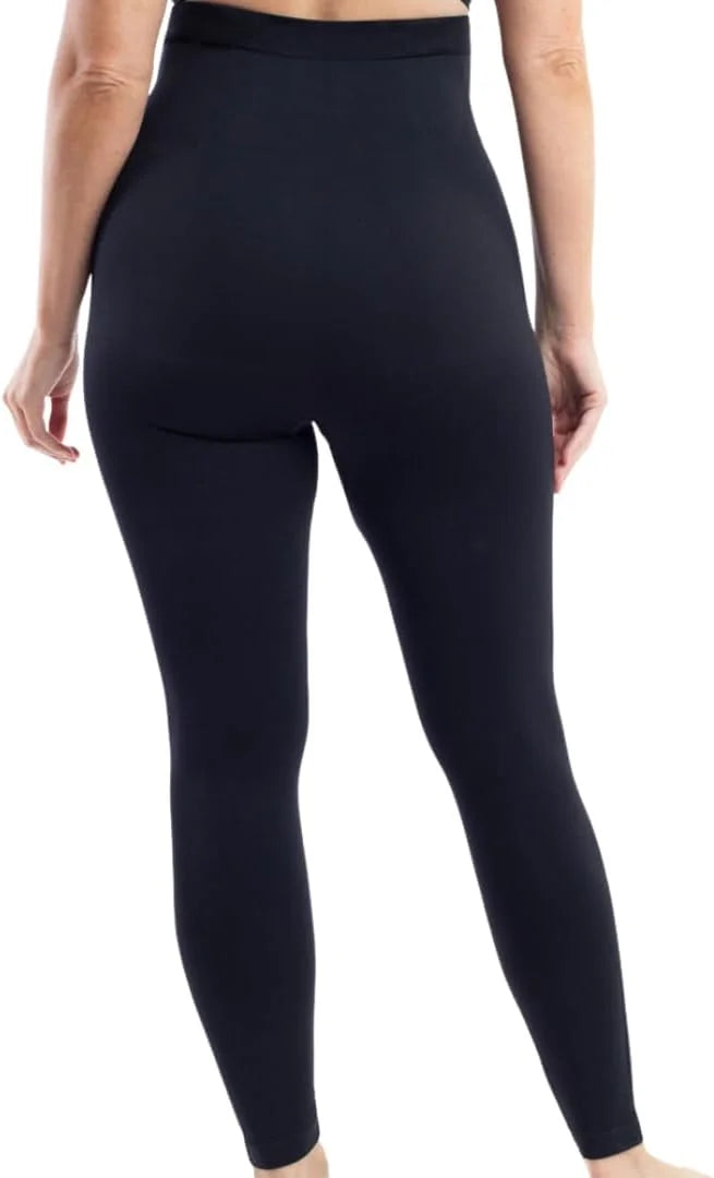 Black, Gray, Navy Polyester, Spandex Underoutfit Compression Leggings, High Waisted Tummy Control Leggings for Women, Good Condition condition - View 5