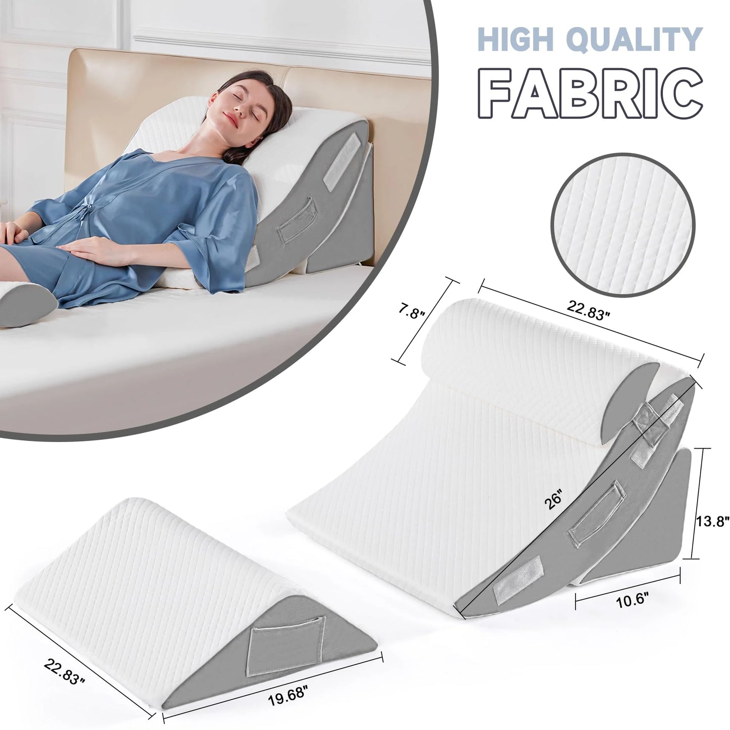 Yojoker Orthopedic Bed Wedge Pillow Set - View 11