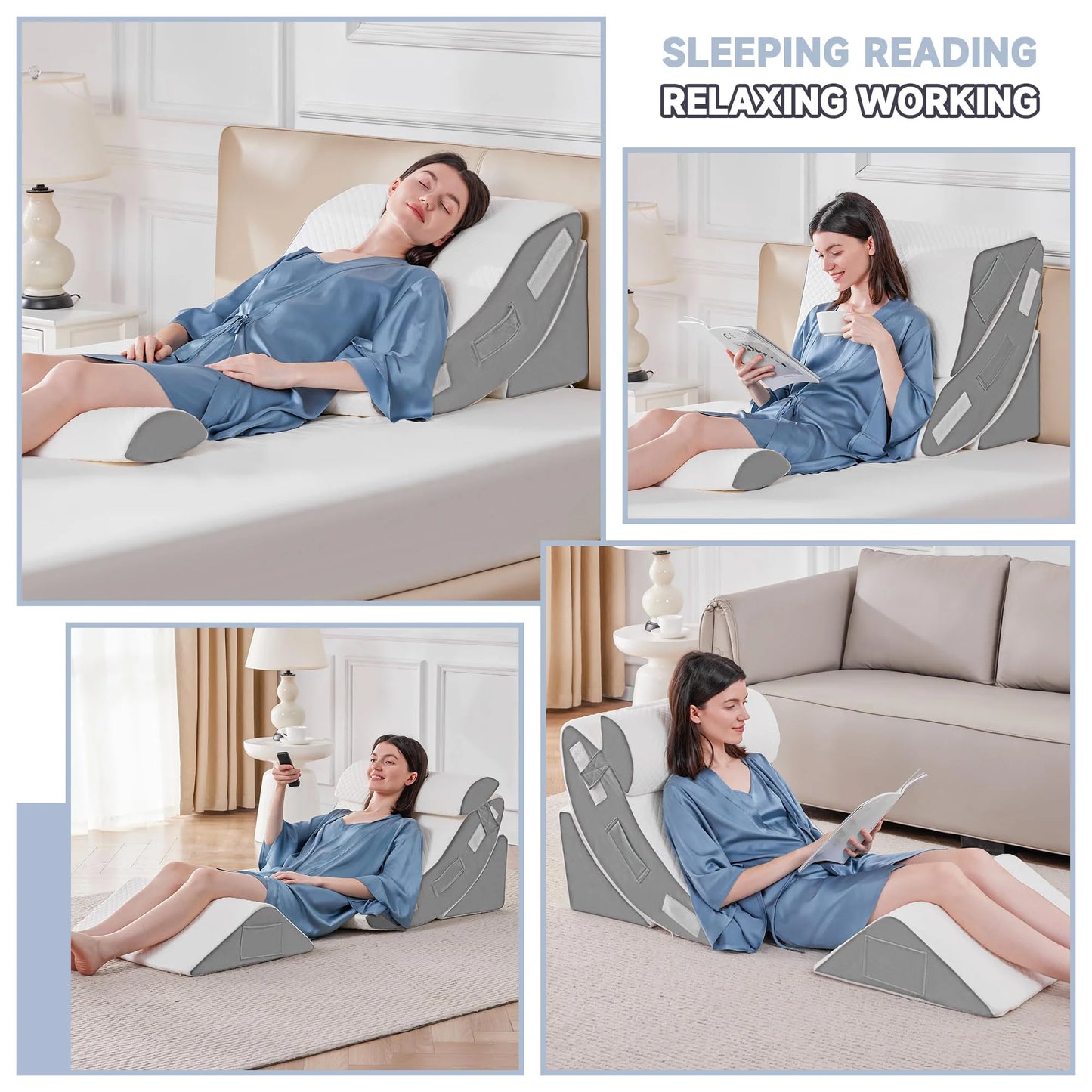 Yojoker Orthopedic Bed Wedge Pillow Set - View 6