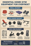 Essential Home Gym Equipment for Every Budget