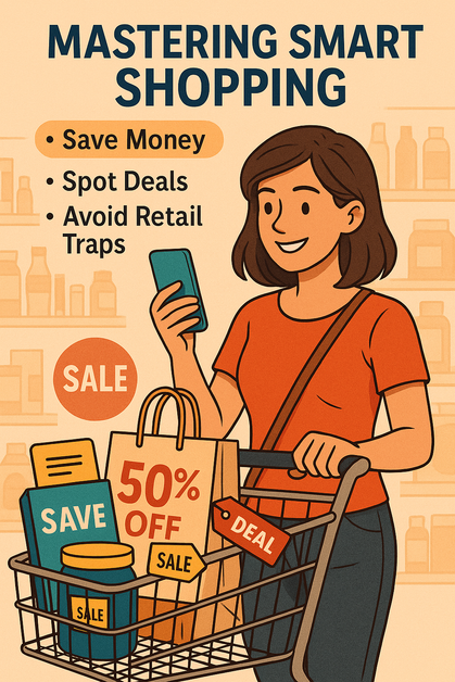Cómo dominar las compras inteligentes: cómo ahorrar dinero, encontrar ofertas y evitar las trampas del comercio minorista