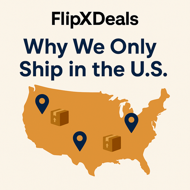 Por qué FlipXDeals solo realiza envíos dentro de EE. UU. (y por qué es una buena noticia)