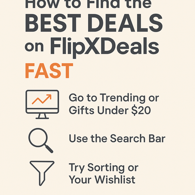 Cómo encontrar las mejores ofertas en FlipXDeals en menos de 2 minutos