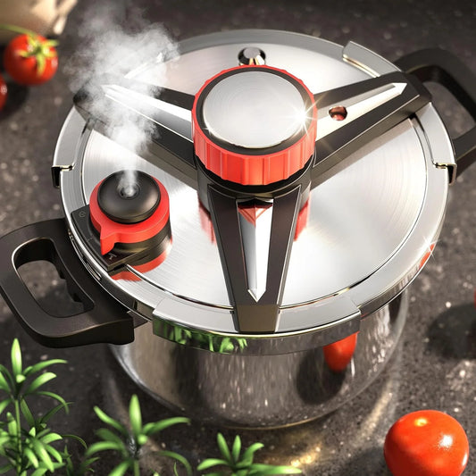 Stainless Steel Pressure Cooker 10 QT - View 1