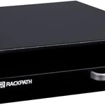 1U Rack Mount Drawer for 19 Inch AV/Network/DJ Equipment Racks or Cabinets with Lock and Key