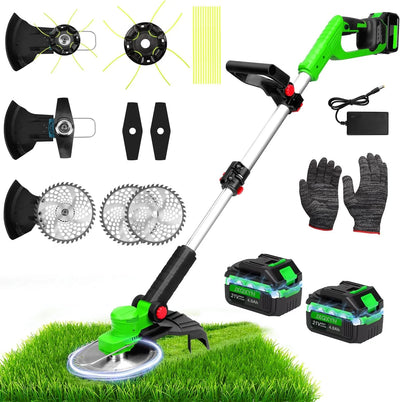 2025 Cordless Weed Wacker, Green