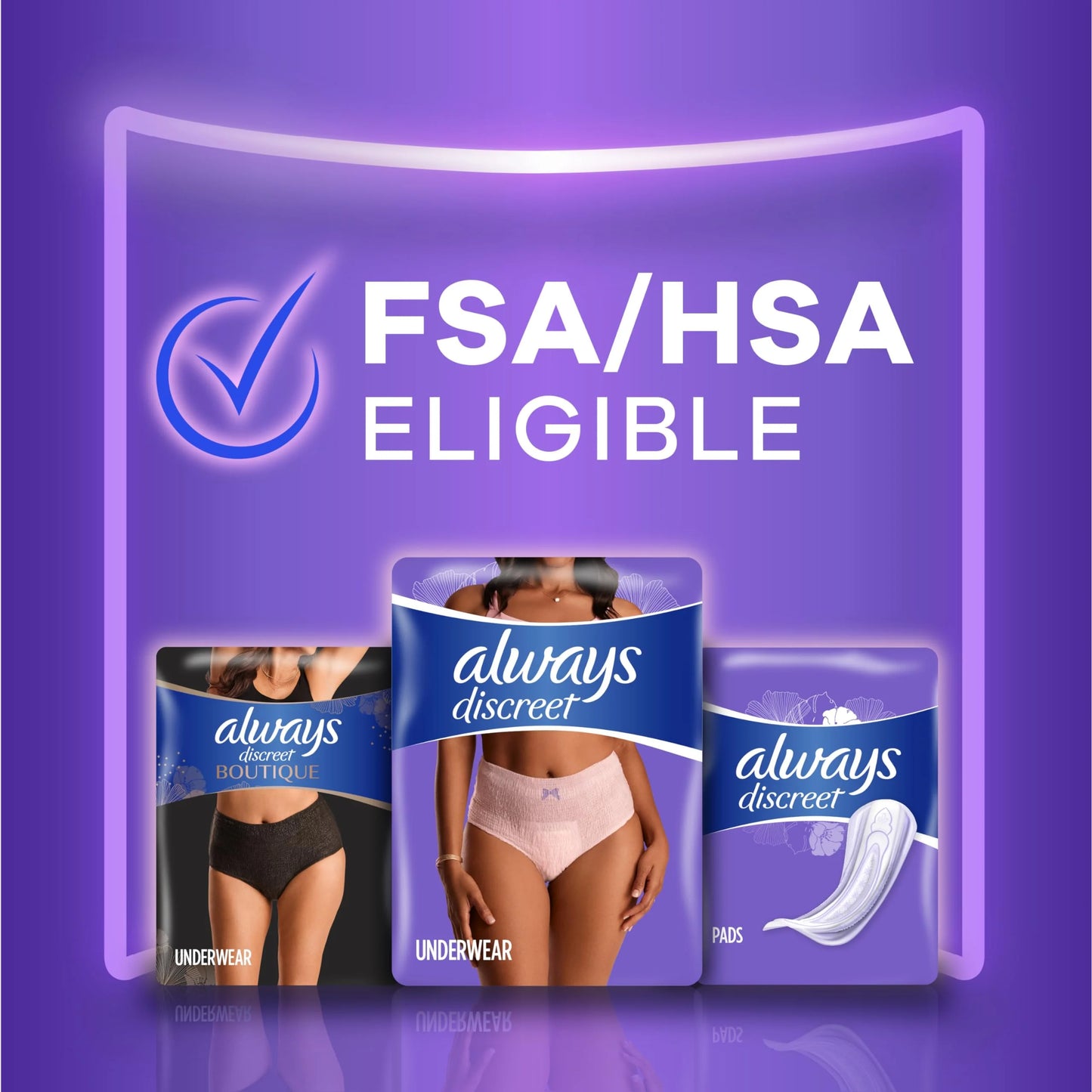 Always Discreet Adult Incontinence Underwear for Women and Postpartum Underwear, XXL, 52 CT - View 10