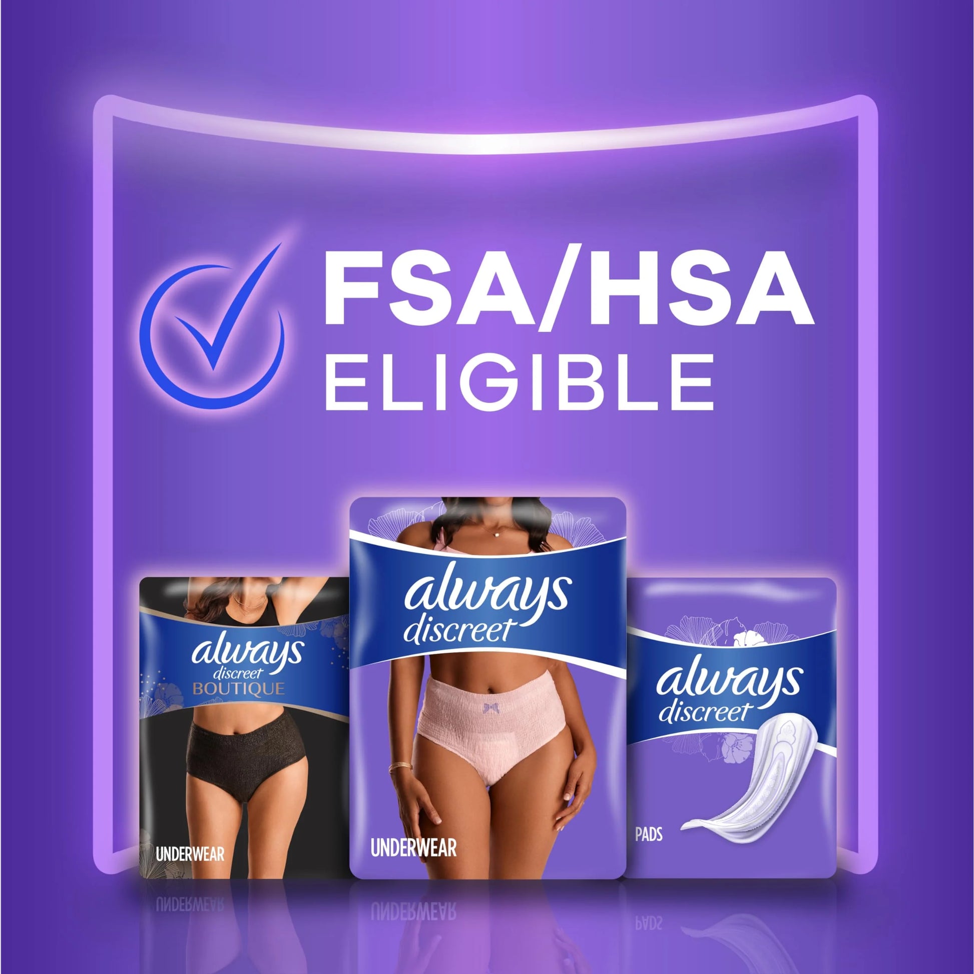 Always Discreet Adult Incontinence Underwear for Women and Postpartum Underwear, XXL, 52 CT - View 10