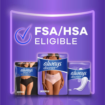 Always Discreet Adult Incontinence Underwear for Women and Postpartum Underwear, XXL, 52 CT - View 10