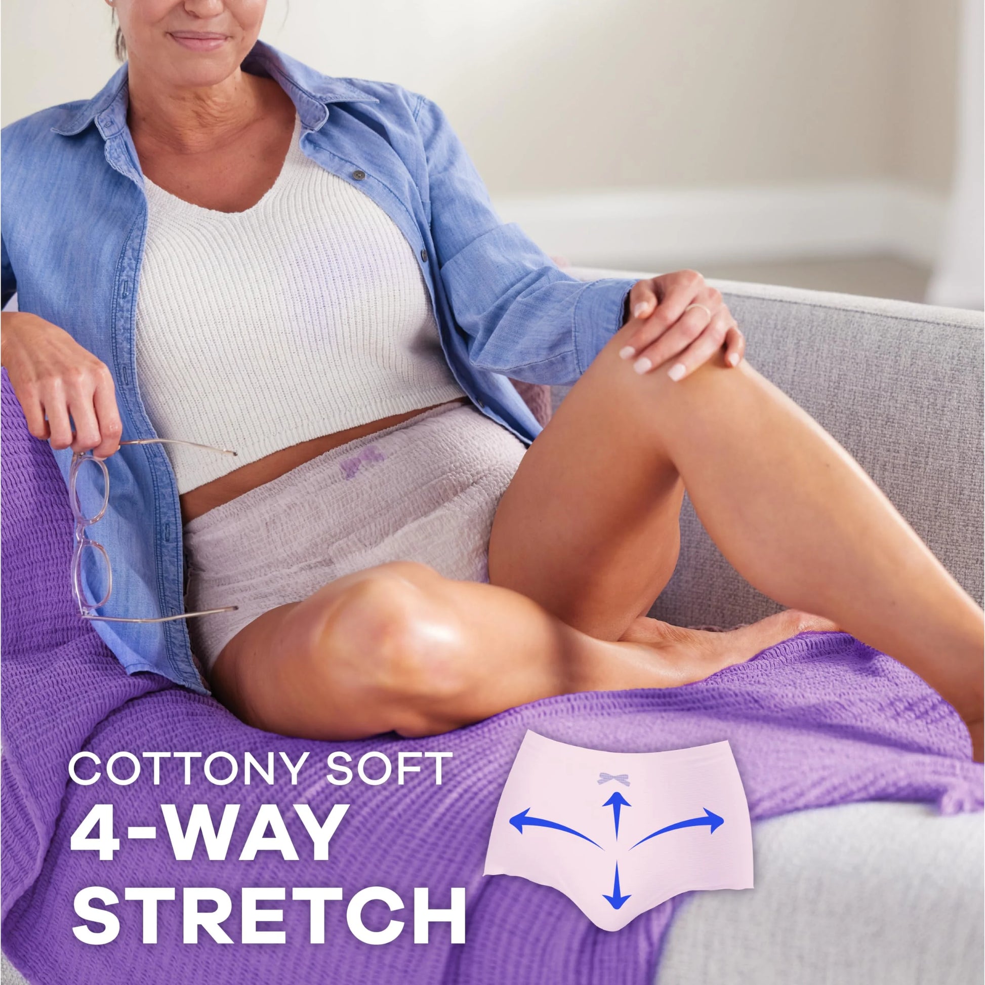 Always Discreet Adult Incontinence Underwear for Women and Postpartum Underwear, XXL, 52 CT - View 9