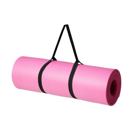 Amazon Basics 1/2 Inch Extra Thick Exercise Yoga Mat with Carrying Strap - View 1