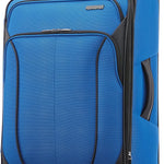 American Tourister 4 KIX 2.0 Expandable Softside Luggage with Spinner Wheels, 24 SPINNER, CLASSIC BLUE