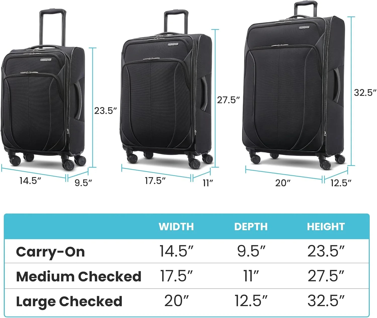 American Tourister 4 KIX 2.0 Expandable Softside Luggage with Spinner Wheels, 24 SPINNER, CLASSIC BLUE - View 10